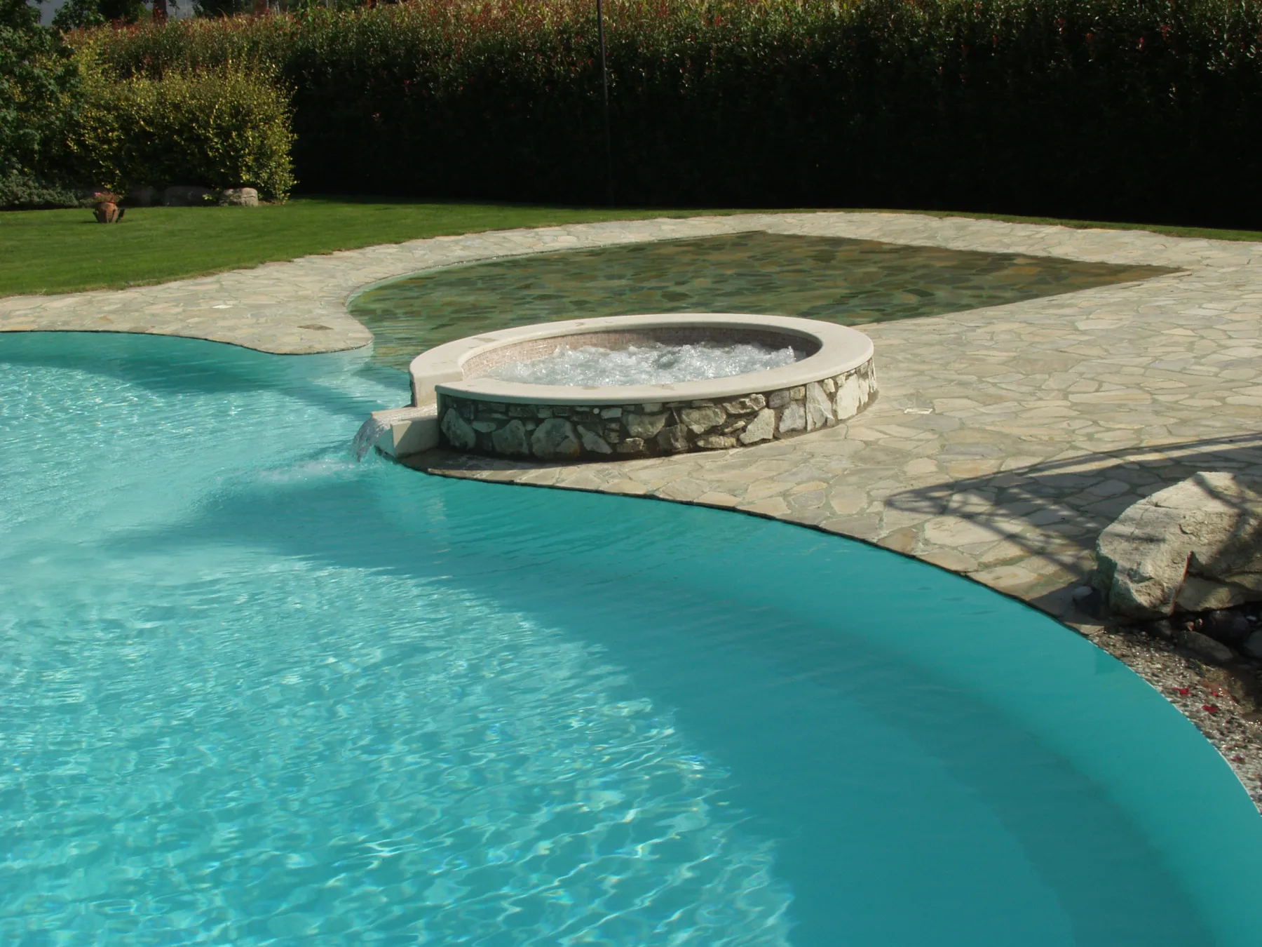 piscina a bacino panoramica
