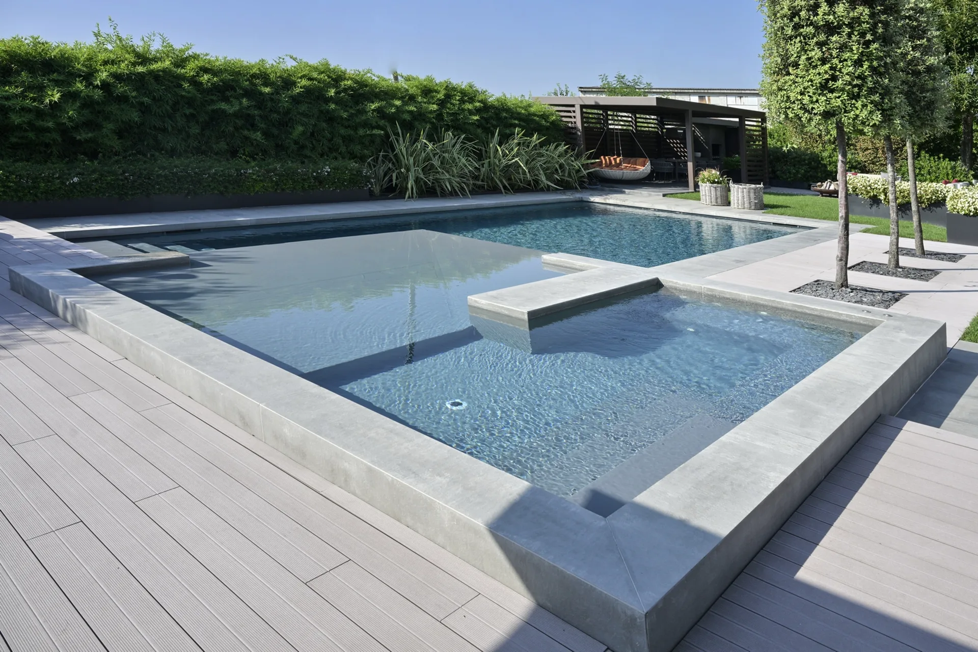 piscina canal bordo design